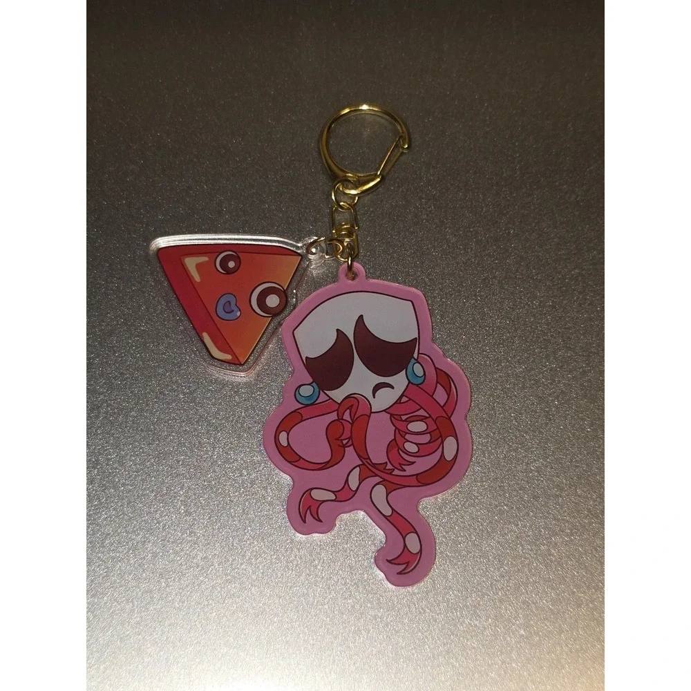 Gangle Keychain With Charm! TADC The Amazing Digital Circus Handmade!
